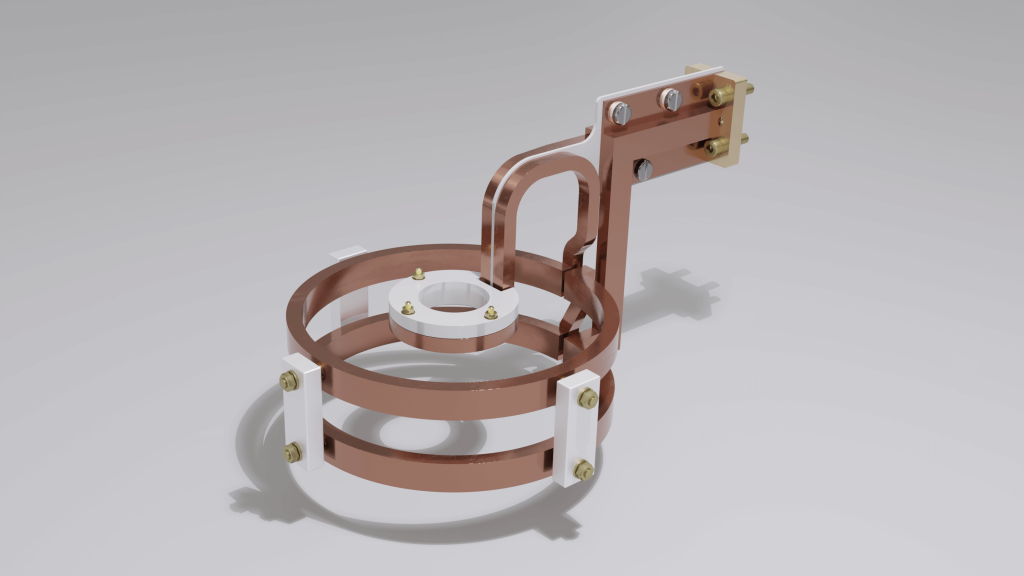 Induttore circolare con anello interno