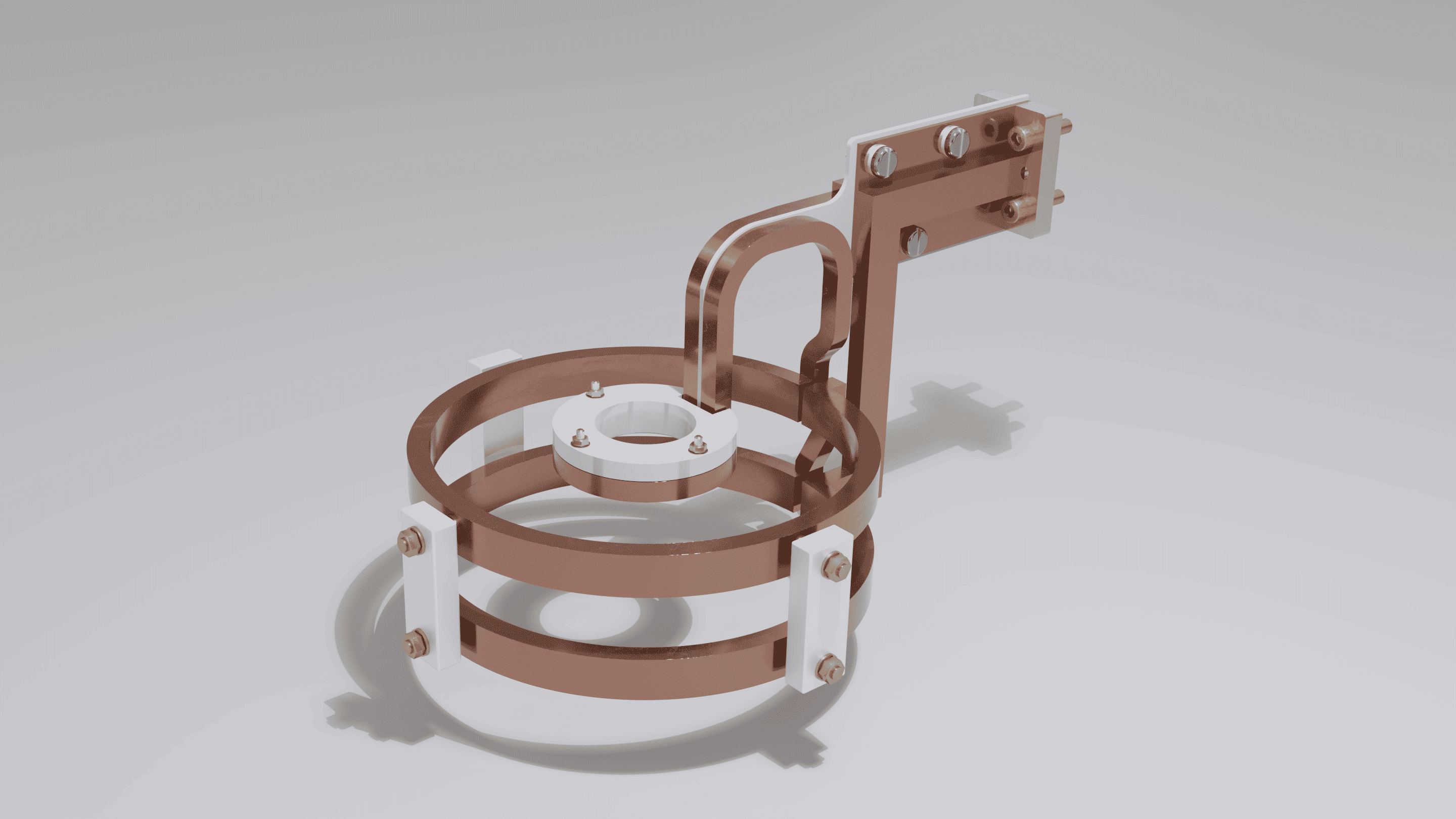 Circular inductor with inner ring