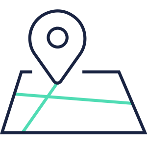 Gráfico de mapa con ubicación